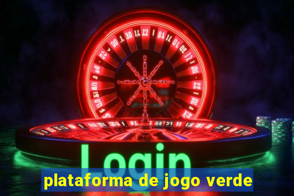 plataforma de jogo verde